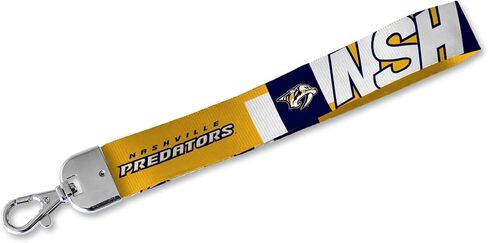 ريكو صناعات NHL Hockey Vegas Golden Knights Standard المعصم سلسلة مفاتيح، لطيف معصم حزام سلسلة المفاتيح حامل للنساء الرجال مفاتيح السيارة معرف شارات بطاقة محفظة الهاتف الكاميرا in Saudi Arabia