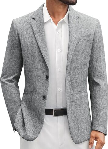 VSSJAVUN MENS Blazer Casual Sport Coats Slim Fit Two Button Lightweight Suct Jacket Jacket in Kuwait