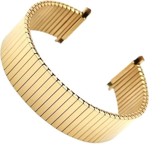 Metal Elastic Watch Strap Stretch Adjustment Expansion Stainless Steel Watch Band Men Women 16-22mm Width in Saudi Arabia