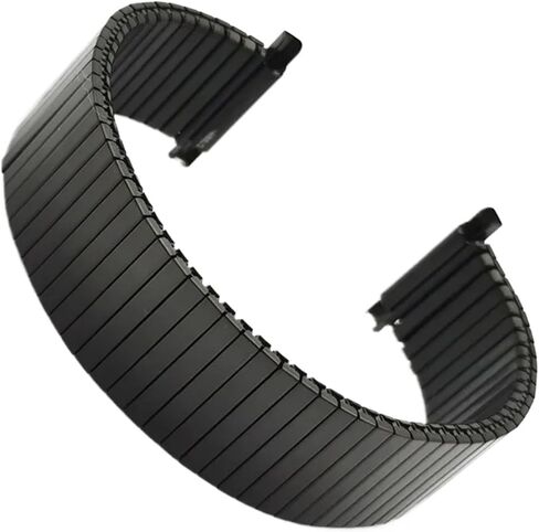Metal Elastic Watch Strap Stretch Adjustment Expansion Stainless Steel Watch Band Men Women 16-22mm Width in Saudi Arabia