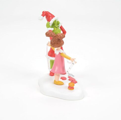Department 56 Dr. Seuss The Grinch Village Accessories Being Fitted for a Santy Suit Figurine, 3.6 Inch, Multicolor in Saudi Arabia