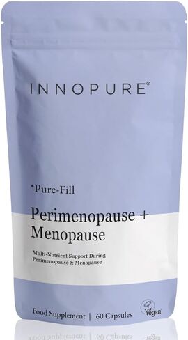 INNOPURE Perimenopause & Menopause Complex for Women (2 Month Supply) Red Clover, Wild Yam, Maca, Sage and Vitamins Including B6 for Hormone Regulation, Clean Label (Pure-Fill) 60 Capsules in Saudi Arabia