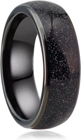 NEXUVELL Opal Galaxy Fragment Inlay RFID Smart Ring سيراميك إيبوكسي ID T5577/IC CUID(GEN2) رقاقة قابلة لإعادة الكتابة 125 كيلو هرتز/13.56 ميجا هرتز، قفل التحكم في الوصول، حلقة بطاقات المفاتيح in Kuwait