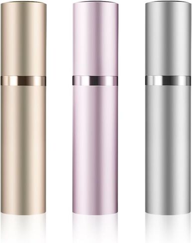 DIOHIO 5ml Perfume Atomizer Travel Refillable, 3PCS Perfume Travel Refillable Bottle,Bottom-Filling Fragrances Perfumes Bottle,Mini Cologne Dispenser,Portable Sprayer (Black-Grey-Purple in Saudi Arabia