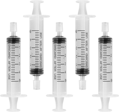 5ML Perfume Dispenser Pump Perfume Extraction Plastic Adapter Syringe Pump for Travel Refillable Perfume Atomizer Spray Bottle (5PCS) in Saudi Arabia