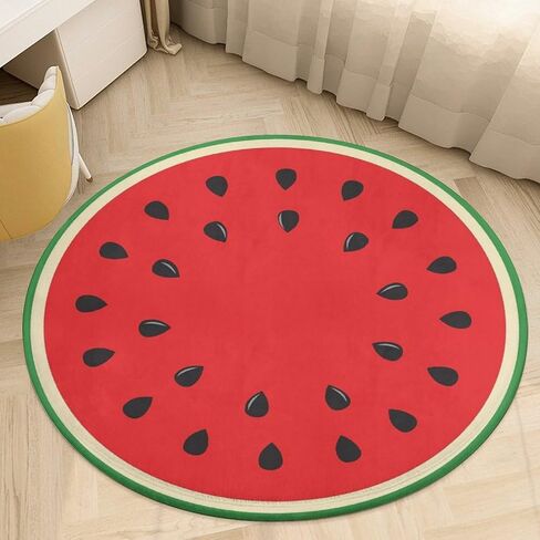 MoBlinko سجادة كرة السلة للأولاد غرفة نوم 3 قدم دائرة البساط السجاد سجاد دائري غير زلة حصيرة للمطبخ غرفة المعيشة غرفة كرة السلة ديكور in Kuwait