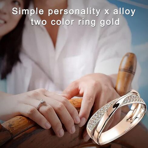 Ring Magnetic Therapy Ring Yoga Energy Weight Loss Health Ring Women's Valentine's Day Birthday Gift Jewelry,Size 5-11,gold in Saudi Arabia