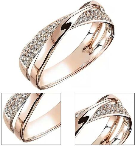 Ring Magnetic Therapy Ring Yoga Energy Weight Loss Health Ring Women's Valentine's Day Birthday Gift Jewelry,Size 5-11,gold in Saudi Arabia