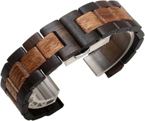 Wooden Watch Strap Adjustable Length Quick-release Design，Compatible With 20mm 21mm 22mm 23mm Watch Lugs in Saudi Arabia