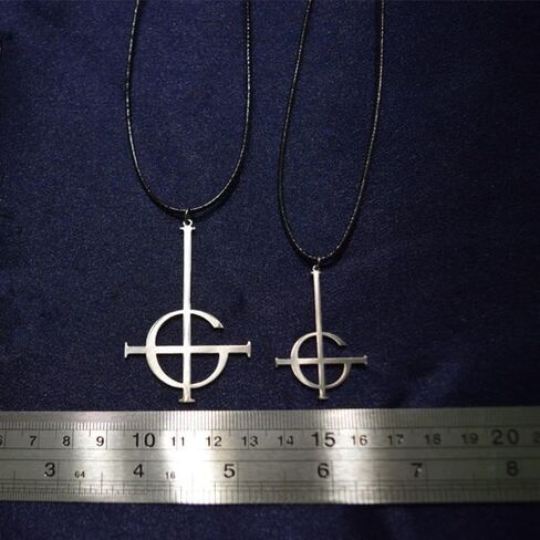 New 2024 Ghost Bc Nameless Ghoul Necklace Pendant Ghost Band Grucifix Papa Emeritus Patch Jewelry Fashion Accessories Creative Gift in Saudi Arabia