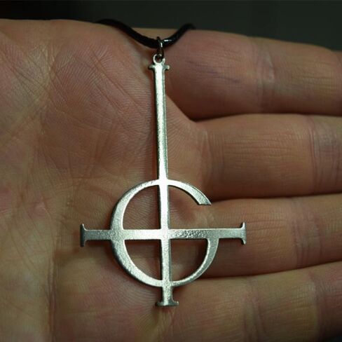 New 2024 Ghost Bc Nameless Ghoul Necklace Pendant Ghost Band Grucifix Papa Emeritus Patch Jewelry Fashion Accessories Creative Gift in Saudi Arabia