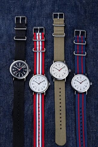 Timex Unisex Weekender 38mm Watch with Additional Fabric Slip-Thru Strap in Saudi Arabia