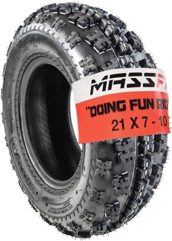 Massfx 21x7-10 الأمامي (2) و 20x10-9 الخلفية (2) مجموعة من مركبات الرياضة الرباعية لجميع التضاريس (ATV) ، والمهام المرافق (UTV) ، والمركبات جنبًا إلى جنب (SXS)-4 طابق مع عمق مدار 15 مم 21 × 7x10 ؛ 20x10x9 (4 عبوات) in Kuwait