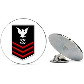 NYC Jewelers US Navy PO Petty Officer First Class Rank Metal 0.75" Lapel Hat Pin Tie Tack Pinback in Saudi Arabia