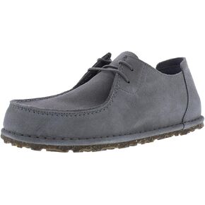 Birkenstock Men's Utti Lace Up Deep Blue Loafers in Kuwait