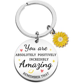 WEHBVF You Are Amazing Gifts for Women Inspirational Keychains for Women Co Worker Gifts for Woman Valentines Gift for Teacher Keychain Encouragement Motivational in Kuwait