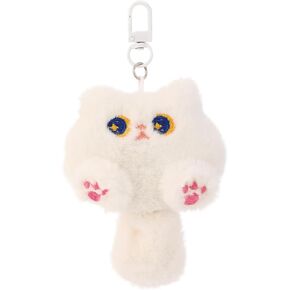 Dhdfisd Cute Cat Plush Keychain Kawaii Cartoon Inspired Cat Bag Charm Car Key Handbag Wallet Charm for Women Christmas Gift in Kuwait