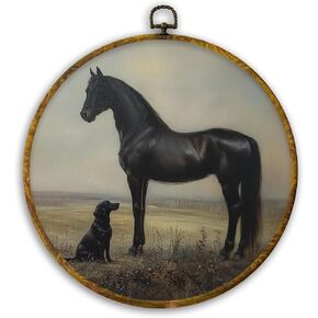 CUANFDDSF Whimsical Snail and Mushroom Round Wall Art Decor, Fantasy Nature Forest Wall Hanging Frame Decor, Rustic Cottagecore Canvas Prints Decorations for Home Bedroom Living Room, 10x10 Inch in Kuwait