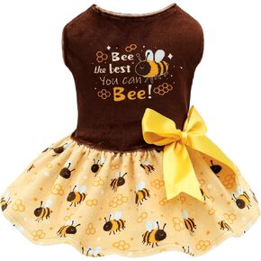 Cutebone Velvet Dog Dresses للكلاب الصغيرة ، نسيج أنيق وناعم ، ملاءمة مريحة للارتداء اليومي ، مثالي للمناسبات الخاصة NCVA10S in Kuwait