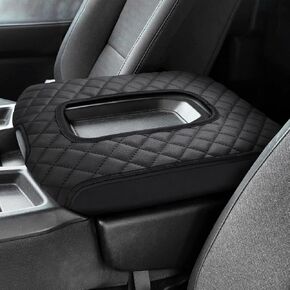 غطاء وحدة التحكم المركزية Toyota Prius Gen مسند الذراع غطاء وسادة مخصص مناسب لسيارة Toyota Prius XW60 5th Accessories 2023 2024 PU جلد مضاد للخدش باللون الأسود in Kuwait