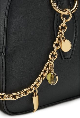 Madewell, Women's Mini E/W Satchel Shoulder w/Charm, True Black, One Size in Saudi Arabia