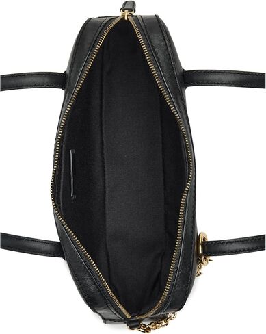 Madewell, Women's Mini E/W Satchel Shoulder w/Charm, True Black, One Size in Saudi Arabia