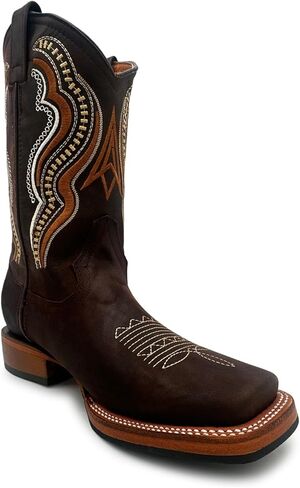 The Western Shops Square Toe Mens Leather Cowboy Western Boot in Saudi Arabia