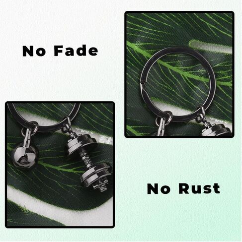Fitness Motivation Gifts for Son Daughter Adults Black Dumbbell Keychain for Women Men Best Friend Birthday Christmas Gifts for Bestie Friends Gym Buddy Gifts Keychain Kettlebell Gift Ideas in Saudi Arabia