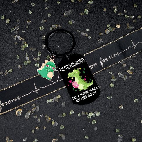 Kids For Teens Nephe Inspirational Birthday Motivational Graduation Gift To My Nephew Keychain Inspirational Gift for Nephew from Aunt Uncle Easter in Saudi Arabia