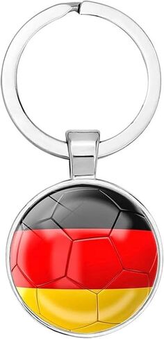 ETH-JE-G Flag Soccer Keychain for Women Men - World Cup Soccer Keychains With Bag - National Football Team Accessories in Saudi Arabia