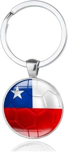 ETH-JE-G Flag Soccer Keychain for Women Men - World Cup Soccer Keychains With Bag - National Football Team Accessories in Saudi Arabia