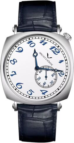 Specht & Söhne 1921 Vintage Watch for Men 38MM Seagull Automatic Watches Sapphire Crystal Stainless Steel Wristwatch Waterproof in Saudi Arabia