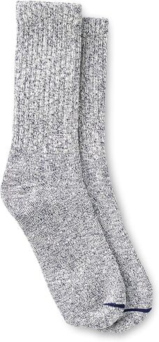 Red Wing Shoes Cotton Blend Ragg Crew Socks, Made in USA, Stretchable Cotton/Nylon Blend in Saudi Arabia