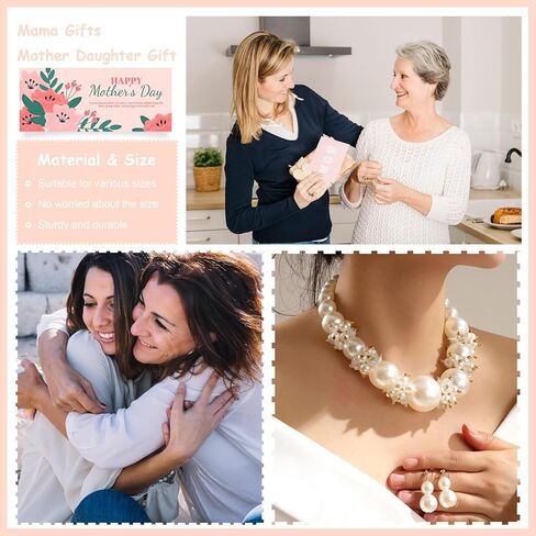 Pearl Necklace and Earring Set Pearl Wedding Jewelry Set for Women Chunky Pearls Choker Necklaces Stud Earrings Bride Bridesmaid Wedding Jewelry Gifts in Saudi Arabia
