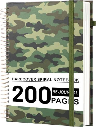 Yoment Hardcover Spiral Notebook 7 x 10 B5 Pink Notebook College Ruled, 200 Pages Notebooks for Work School, 100GSM Cute Notebooks for Women Men Writing in Saudi Arabia