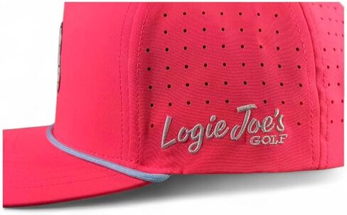 Logie Joe's Frosted Elephant Golf Hat | Snapback Cap | Built-in Magnetic Ball Marker Holder + Marker Included | Adjustable | Elephant Cookie Pink in Kuwait