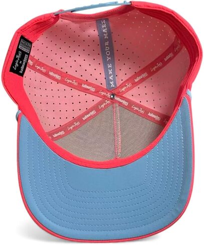 Logie Joe's Frosted Elephant Golf Hat | Snapback Cap | Built-in Magnetic Ball Marker Holder + Marker Included | Adjustable | Elephant Cookie Pink in Kuwait