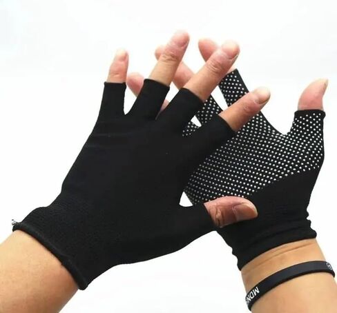 1Pair Half Finger Exercise Gloves Sports Non-Slip Lightweight Cycling Training Outdoor Glove for Men/Women in Saudi Arabia