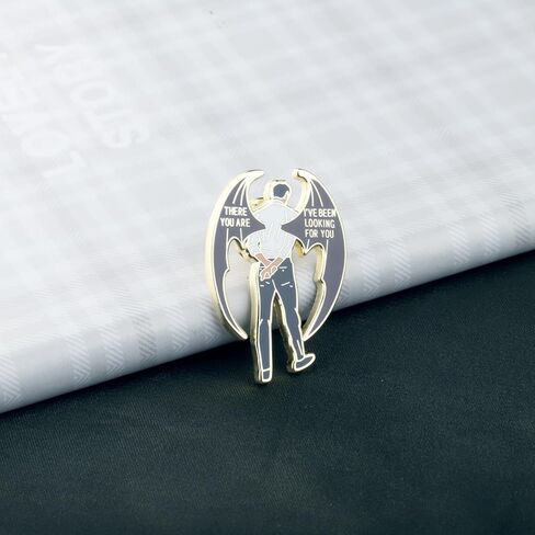 PLITI Night Court Gift SJ Maas Gift There You Are I’ve Been Looking For You Enamel Pin Book Lover Gifts Fantasy Reader Gifts in Saudi Arabia