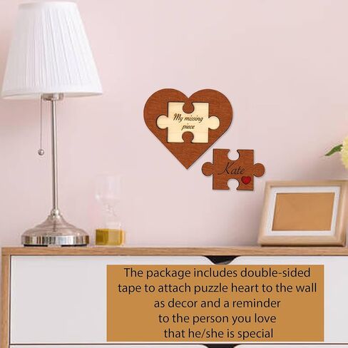 Personalized Will You Be My Valentine Sign - Engraved Wooden Plaque Custom Valentines Gifts For Her Him, Ask to Be Valentines For Women, Customized San Valentine Jigsaw Puzzle Heart Proposal Idea Day in Saudi Arabia