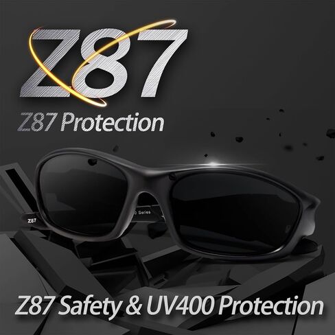 WISTON Z87 Sunglasses for Men Wrap Around Sport Safety Glasses UV400 Impact Resistant Eyewear for Driving Cycling W8702 in Saudi Arabia