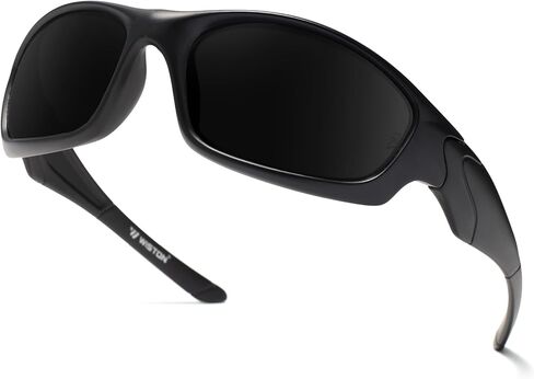 WISTON Z87 Sunglasses for Men Wrap Around Sport Safety Glasses UV400 Impact Resistant Eyewear for Driving Cycling W8702 in Saudi Arabia