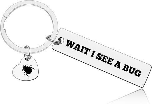 Baipilu Insect Lover Gifts for Women Entomologist Keychain Insect Collector Gift for Women Men Entomology Science Nature Lover Keychain Entomologist Christmas Birthday Gifts for Sister Friends in Saudi Arabia