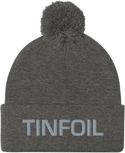 Tinfoil Hat Pom Pom Beanie in Saudi Arabia