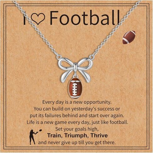 Kenailw Softball/Soccer/Volleyball/Basketball/Football/Tennis/Pickleball Necklace for Team Coach Player, Sports Lovers Accessories Jewelry Christmas Gifts 16+3 Inches in Saudi Arabia
