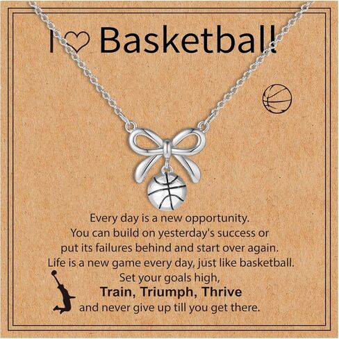 Kenailw Softball/Soccer/Volleyball/Basketball/Football/Tennis/Pickleball Necklace for Team Coach Player, Sports Lovers Accessories Jewelry Christmas Gifts 16+3 Inches in Saudi Arabia
