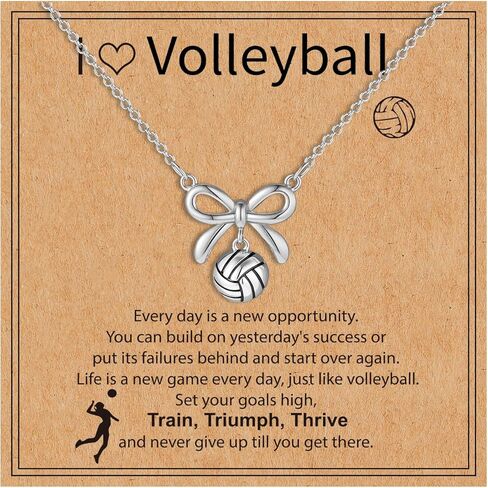 Kenailw Softball/Soccer/Volleyball/Basketball/Football/Tennis/Pickleball Necklace for Team Coach Player, Sports Lovers Accessories Jewelry Christmas Gifts 16+3 Inches in Saudi Arabia