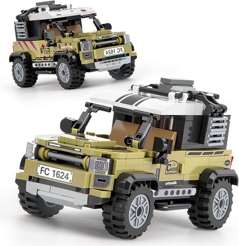 Off-Road Car Building Set for Adults, City Truck Toys, Cars Collectible Decor Model Kits, Ideal Gifts for Teens Boys Girls Age 8+ (317 Pieces) in Kuwait