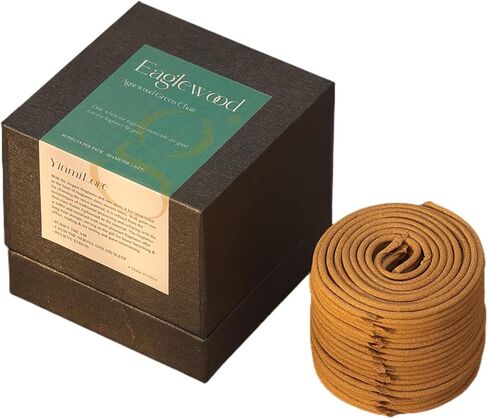 AgarwoodCoil Incense for Home Use，Meditation & Incense Burning，Calms The Mind & Aids Sleep，40 Pieces in Saudi Arabia