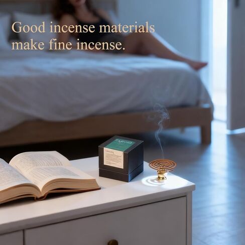 AgarwoodCoil Incense for Home Use，Meditation & Incense Burning，Calms The Mind & Aids Sleep，40 Pieces in Saudi Arabia